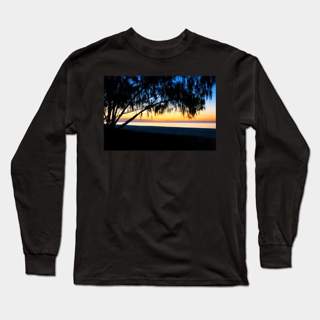 Fraser Island West Coast Sunset Long Sleeve T-Shirt by ajdesignsau